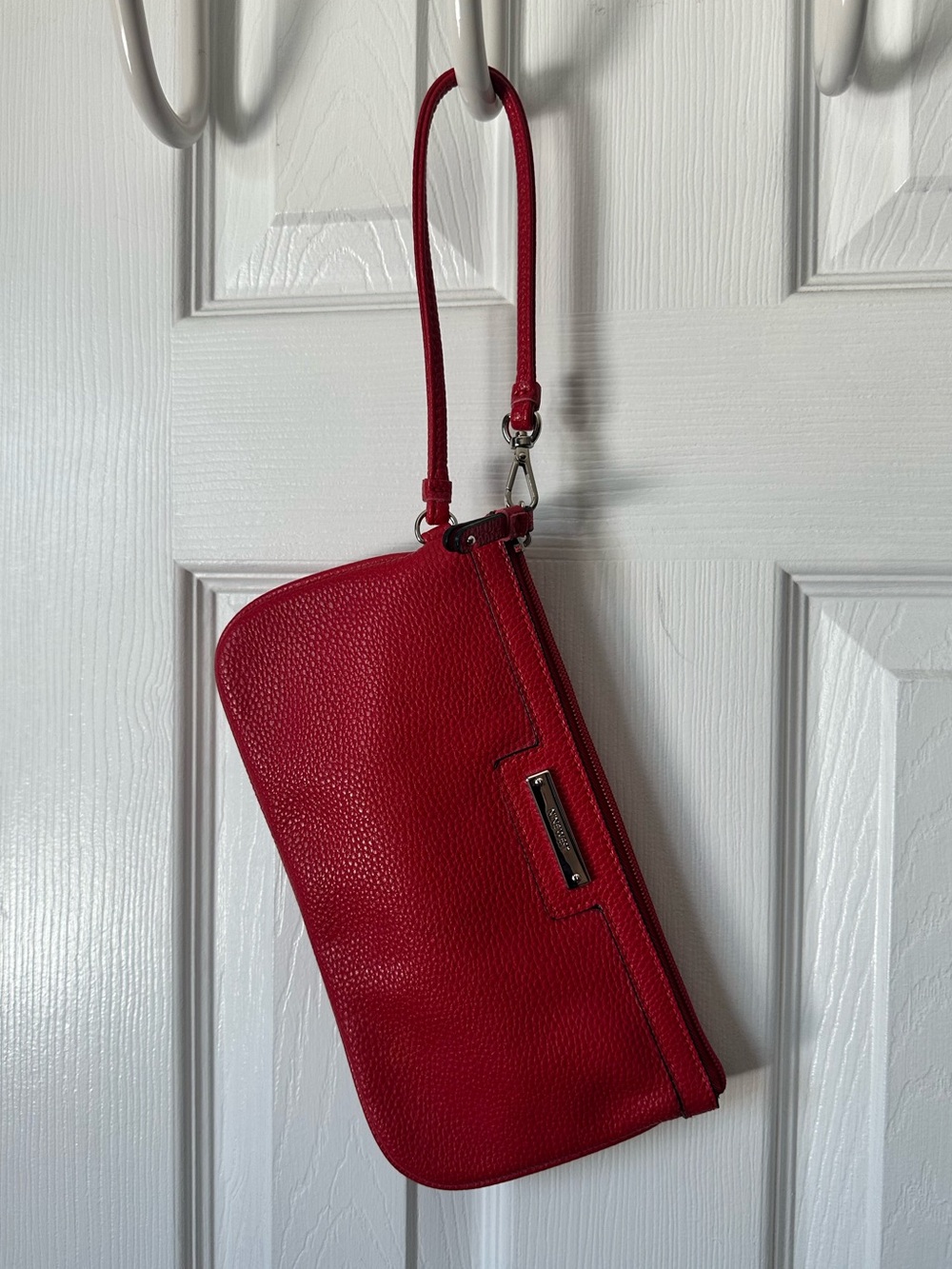 Nine West Red Wristlet Clutch